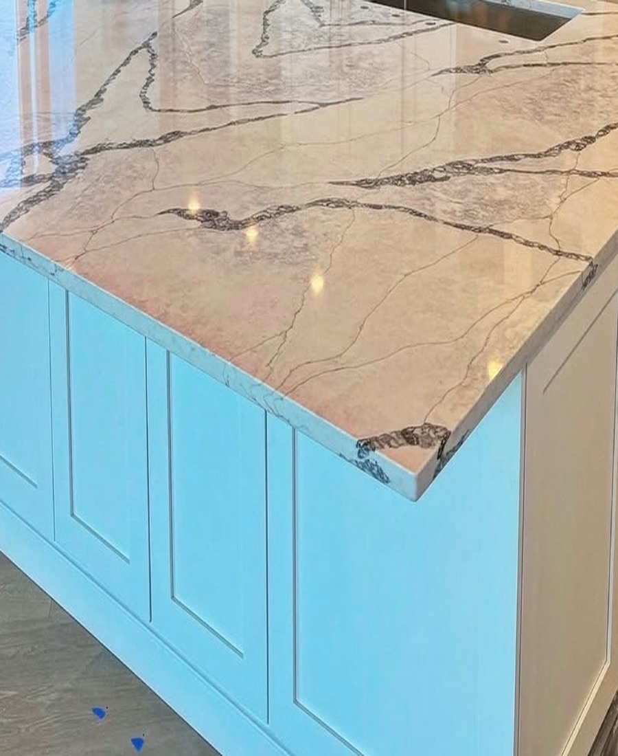 Granite slab surface