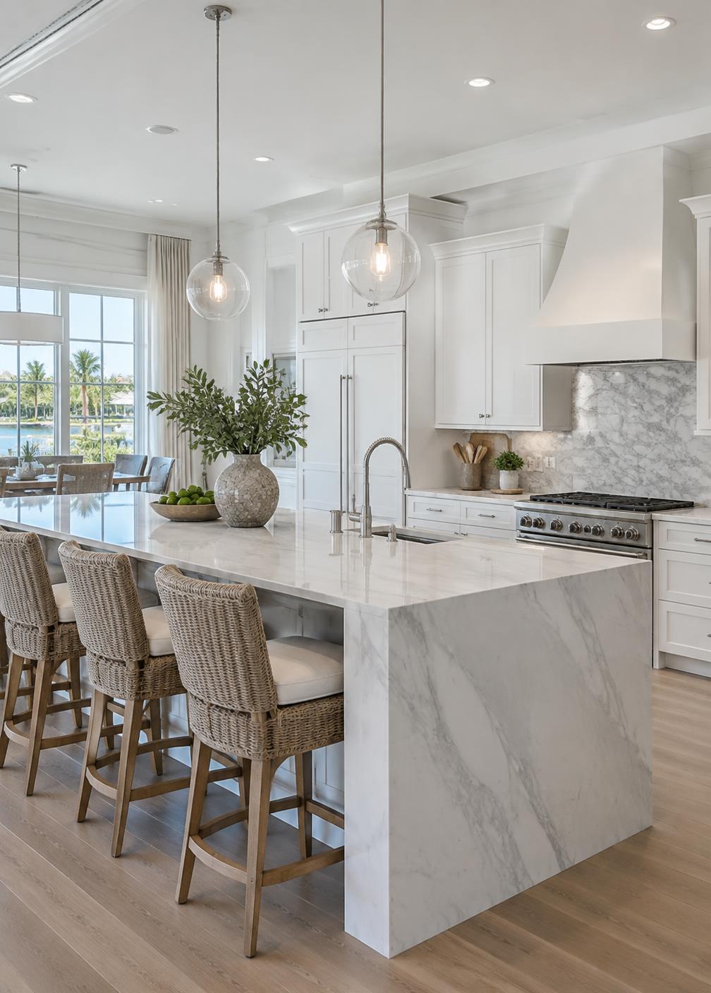 Coastal Kitchen — Marble Island